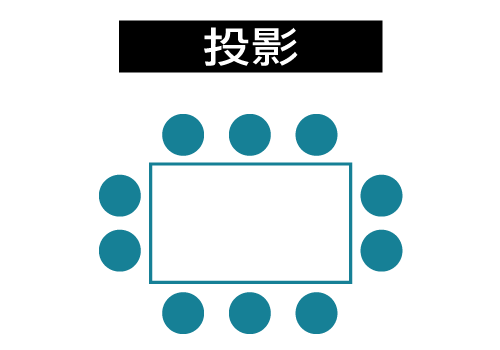 BRCC商元會議中心 場地排列規劃-會議型